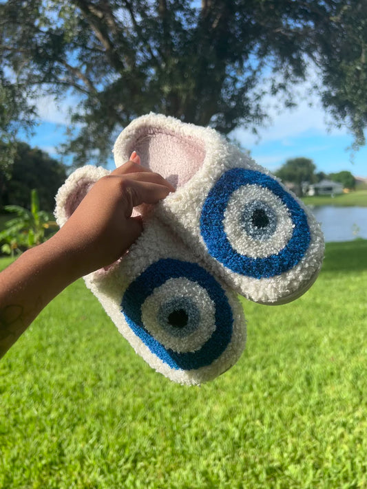 Evil Eye Slippers